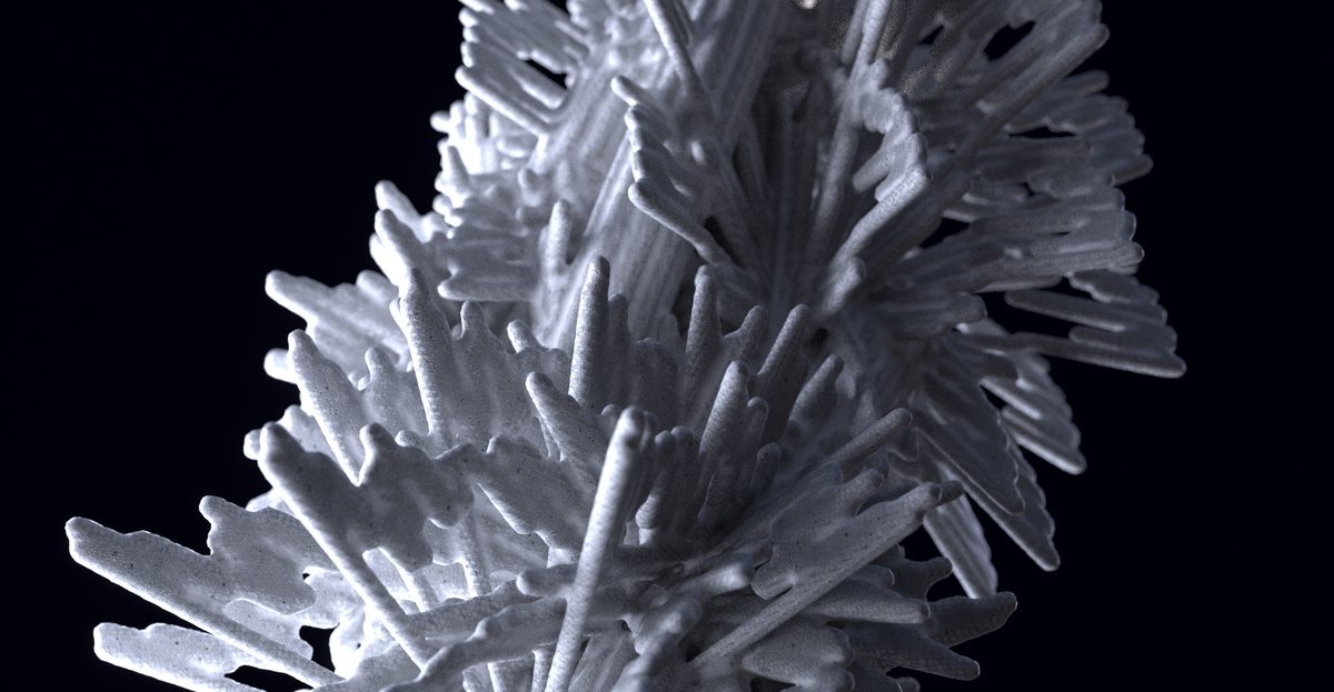 Close render of the generated surface